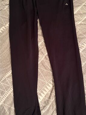 Men's Black Performance Joggers with Reflective Triangle Logo
